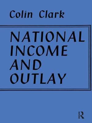 cover image of National Income and Outlay